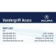 Vandergriff Acura Business Card - Ver. 2