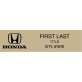 Vandergriff Honda Name Badge Gold - Option #1