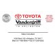 Vandergriff Toyota - Sales Consultant - 1-sided Generic Business Cards