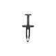 Black Plastic Drive Rivet    (25 per pack)