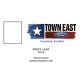 Town East Ford Photo Business Card