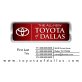 Toyota of Dallas Business Cards