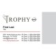 Trophy Nissan Business Cards - Basic