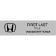 Vandergriff Honda Name Badge Silver - Option #2