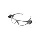 3M - Light Vision Safety Glasses Gray with Black Temple Frame Clear Lens Anti-Fog Coating (Sold Individually)