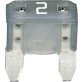 MINI Fuses-2 Amps Gray     (5 per pack)
