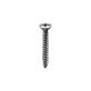 Phillips Oval Head Screw with Oversized Shank    (50 per pack)