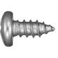 Sheet Metal Screw, Phillips Pan Head, Zinc Finish, Steel, #8 x 3/8" (Pack of 100)