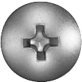 Sheet Metal Screw, Phillips Truss Head, Zinc Finish, Steel, #10 x 1-1/2" (Pack of 50)