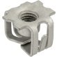 Front & Rear Bumper and Headlamp Assembly Specialty Push-In Nut; Thread Size: M6-1.0; Overall Height: 11.6mm; Zinc Organic (Pack of 10)