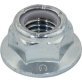 Locknut Flange With Nylon Insert, Property Class 8, Zinc Finish, Steel, M10-1.5 (Pack of 50)