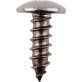Truss Head License Plate Screw SS - No. 14 x 3/4 (Pack of 50)