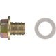 Metric Drain Plug with Aluminum Gasket - M14-1.50 Thread Size, 17mm Hex Size, Honda (Long Version) (Pack of 10)