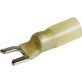 Tuff-Seal® - Spade Terminal 12-10 AWG, 2-piece Heat Seal, #8 Stud Size, Yellow (Pack of 25)