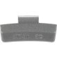IAWZ Series Zinc Clip-On Wheel Weight with Hardened Spring Steel Clips, Polymer Coated, OE Design, Suitable for Light Truck, 45g (Pack of 25)
