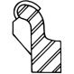 IAWZ Series Zinc Clip-On Wheel Weight with Hardened Spring Steel Clips, Polymer Coated, OE Design, Suitable for Light Truck, 45g (Pack of 25)