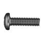 Machine Screw, Phillips Pan Head, Zinc Finish, Steel, #12 x 3/4" (Pack of 100)