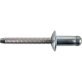 RivetKing® - StemLock® Rear-Flange Structural Rivet, Steel/Steel, Dome Head, 1/4" Diameter, 0.425 - 0.504" Grip Range (Pack of 100)