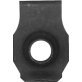 Extruded U-Nut for GM, Steel, Black Finish, 3/8-16 Thread Size, 0.05-0.2" Panel Range (Pack of 50)