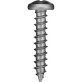 Sheet Metal Screw, Phillips Pan Head, Steel, Zinc Finish, #6 x 1" (Pack of 100)