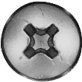 Sheet Metal Screw, Phillips Pan Head, Steel, Zinc Finish, #6 x 1" (Pack of 100)