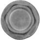 Self-Drilling Screw, Hex Washer Head, Steel, Zinc Finish, #3 Point, #8-18 x 1-1/2" (Pack of 50)