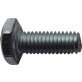 DIN 933 Hex Cap Screw, Grade 8.8, Steel, Zinc Finish, Coarse Thread, 2.8mm Head Height, 7mm Across Flats, M4-0.7 x 8mm (Pack of 50)