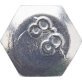 DIN 933 Hex Cap Screw, Grade 8.8, Steel, Zinc Finish, Coarse Thread, 2.8mm Head Height, 7mm Across Flats, M4-0.7 x 8mm (Pack of 50)