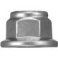 Locknut with Nylon Insert, 18-8 Stainless Steel, Plain Finish, Coarse Thread, 11/16" Across Flats, 7/16-14 (Pack of 25)