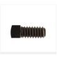 Set Screw, Square Head, Cup Point, Alloy Steel, Black Oxide Finish, Coarse Thread, 3/8-16 x 3-1/2" (Pack of 10)