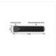 Set Screw, Square Head, Cup Point, Alloy Steel, Black Oxide Finish, Coarse Thread, 3/8-16 x 3-1/2" (Pack of 10)