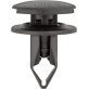Trunk/Trim Retainer for Acura, Nylon, Black, Fits 7mm Hole, 15.5mm Top and 16mm Bottom Head, 15mm Stem Length (Pack of 25)