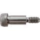 Socket Head Shoulder Screw, 18-8 Stainless Steel, Plain Finish, 1/2" Shoulder Diameter and 2-1/2" Length, 3/8-16 Thread (Pack of 25)
