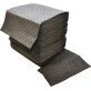 Spilfyter - Economy Grade Universal Sorbent Pad, Gray, 32 Gallons/Case Absorption Capacity, Single Weight, 16" x 18", 200/Box (Pack of 1)