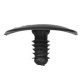 Upper Grille Attachment - 1-1/4 Head Diameter; 5/16 Stem Diameter; 1/2 Stem Length; Black Nylon    (25 per pack)