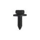 Metric Hex Head Body Bolt with 17mm Loose Washer and Starter Point    (50 per pack)