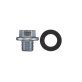 Metric Drain Plug with Aluminum Gasket - M14-1.50 Thread Size (10 per pack)