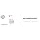 Pinnacle Nissan Service Advisor Business Cards - Written Appointment Back