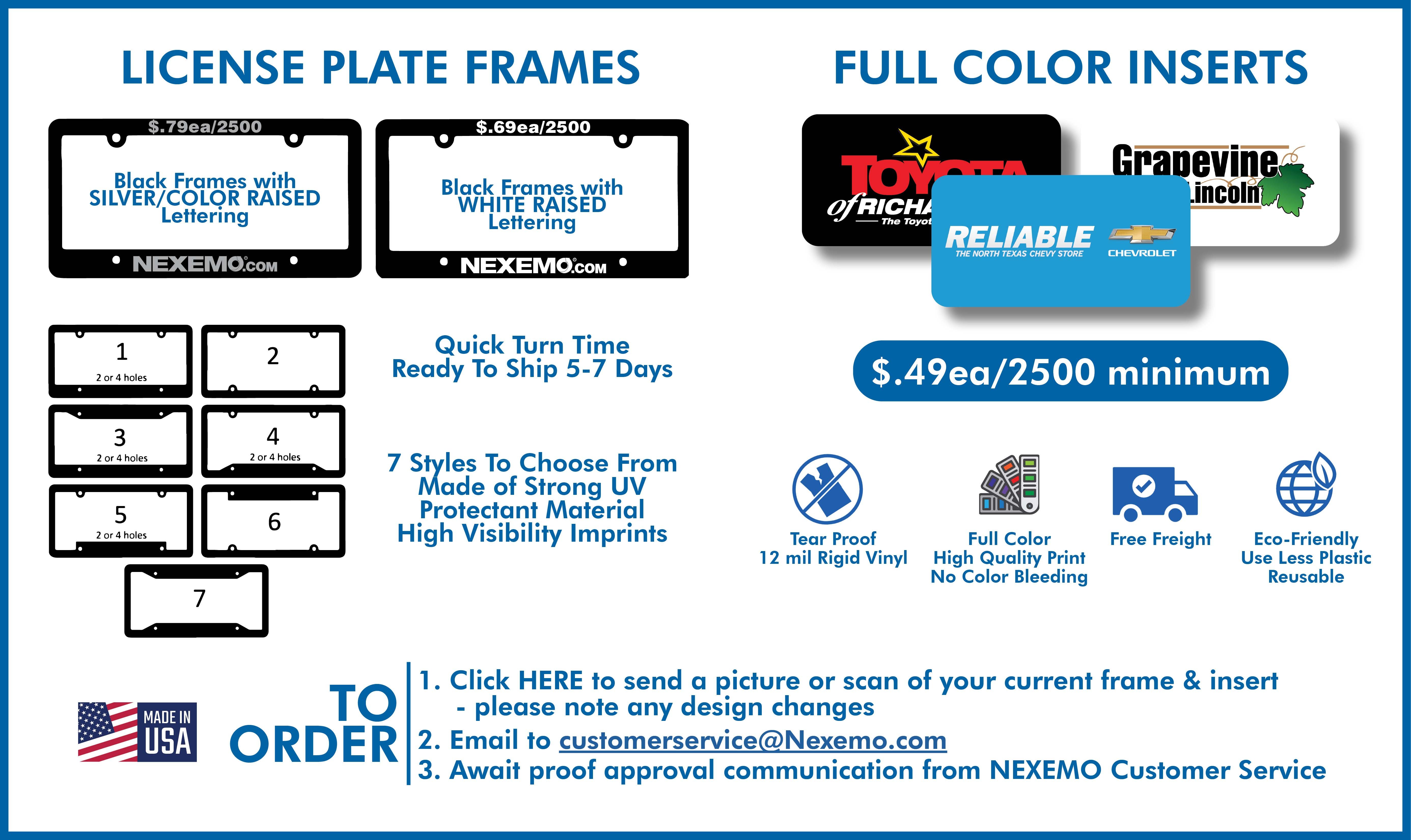 LP Frame-Insert Landing Pg-USA